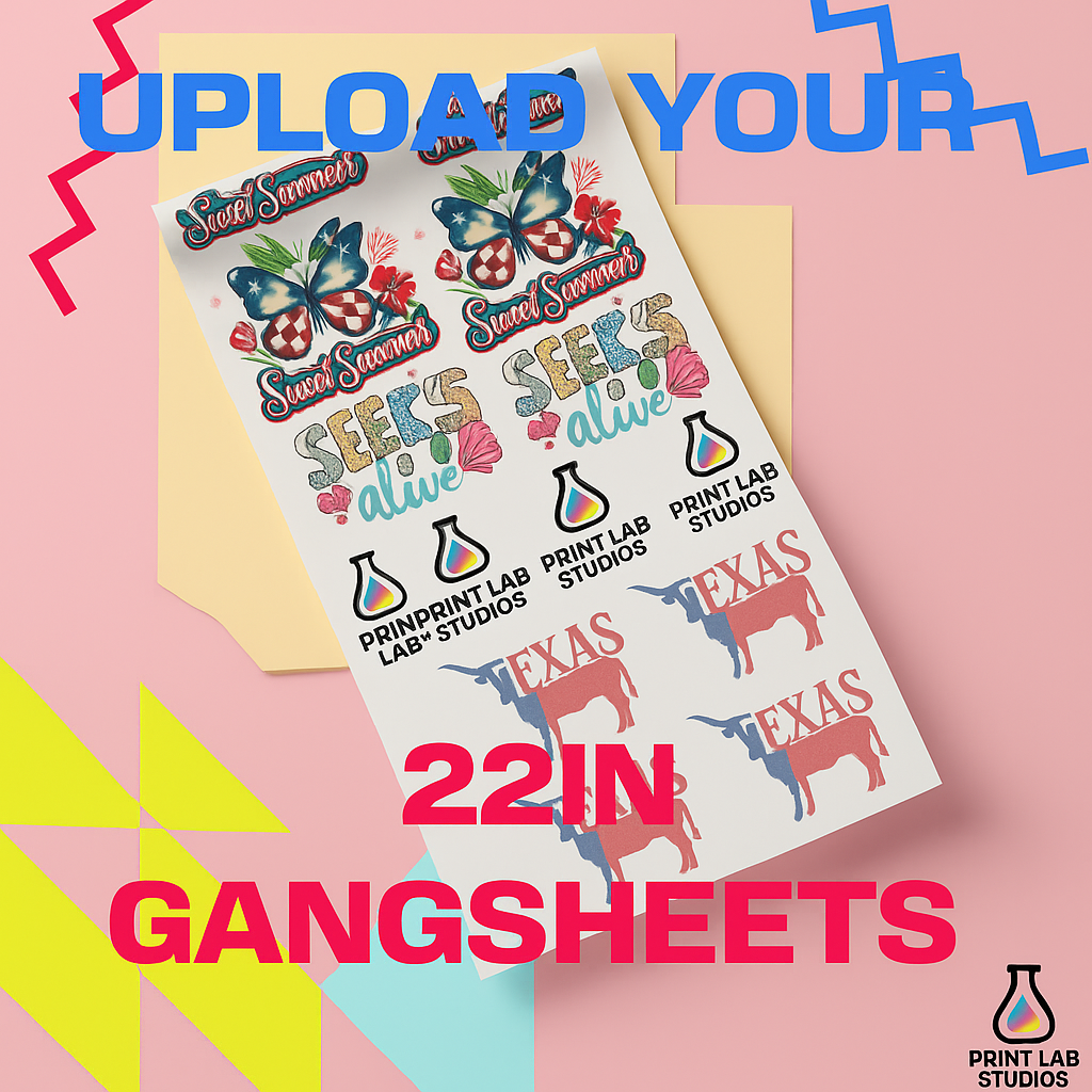 Upload Your Ready To Print Gangsheet