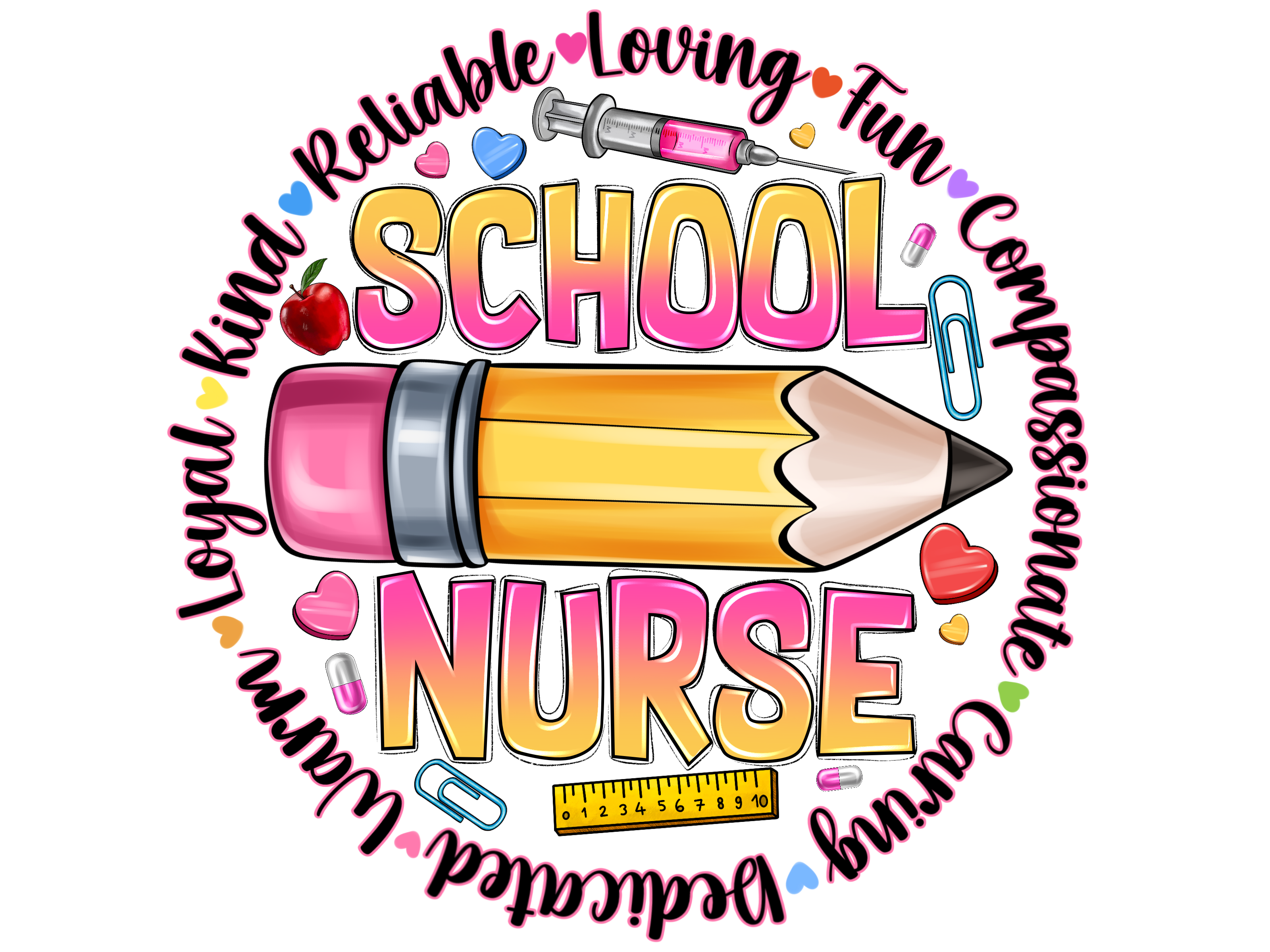 School Nurse Ready To Press