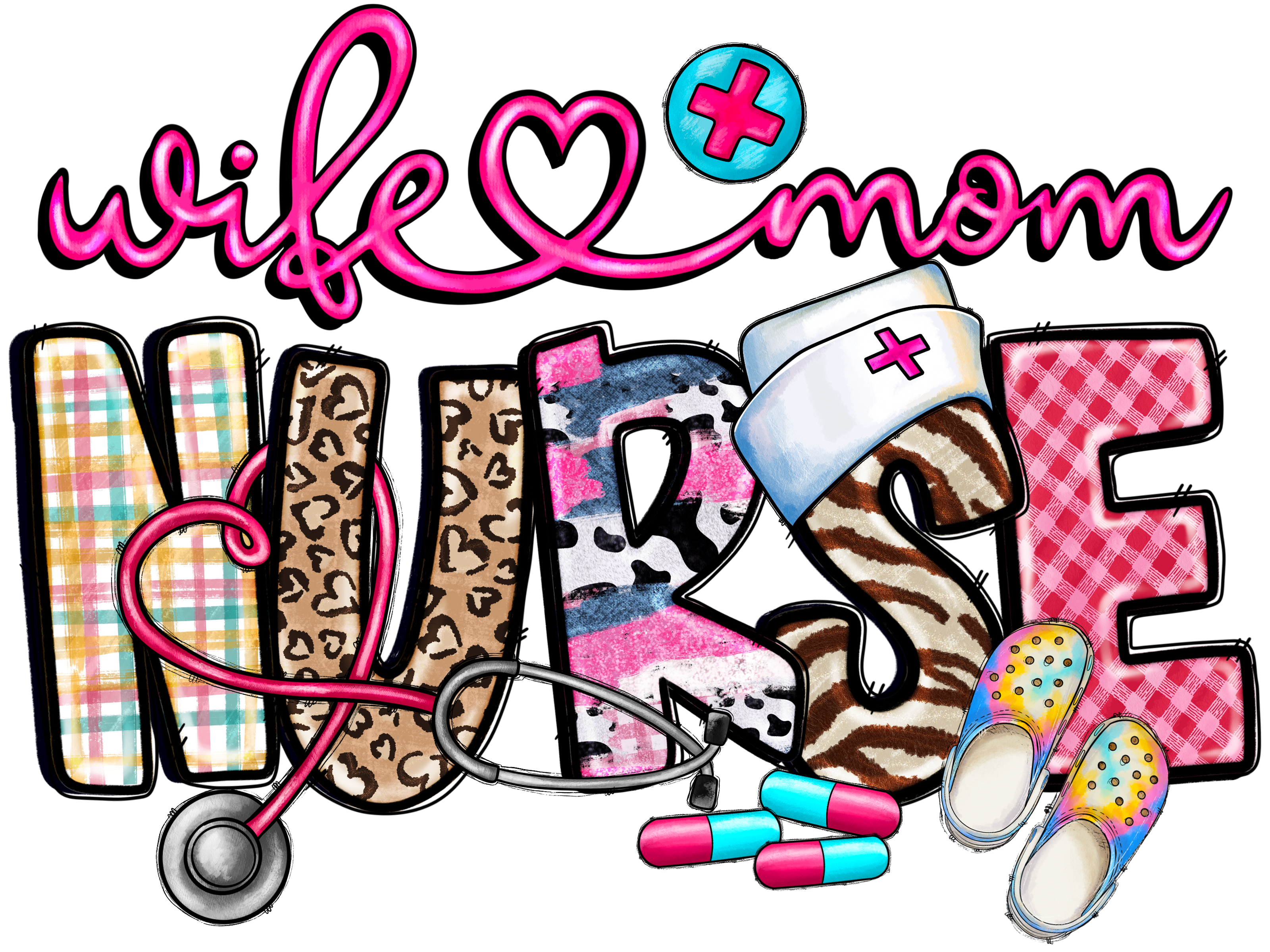 Wife, Mom, Nurse #2 Ready To Press