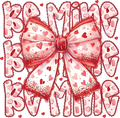 Be Mine Cute Bow Ready To Press