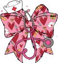 Nurse Bow Valentines Ready To Press